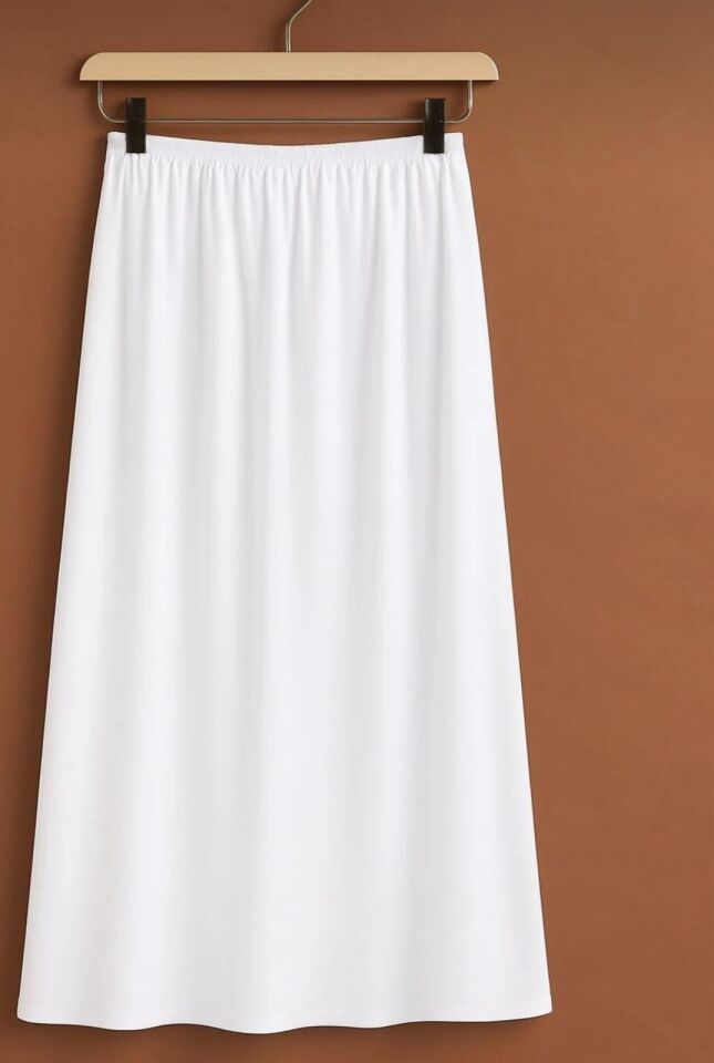 FASİON Kadın Uzun Tam Boy İç Göstermez Çok Amaçlı Ebise Astarı